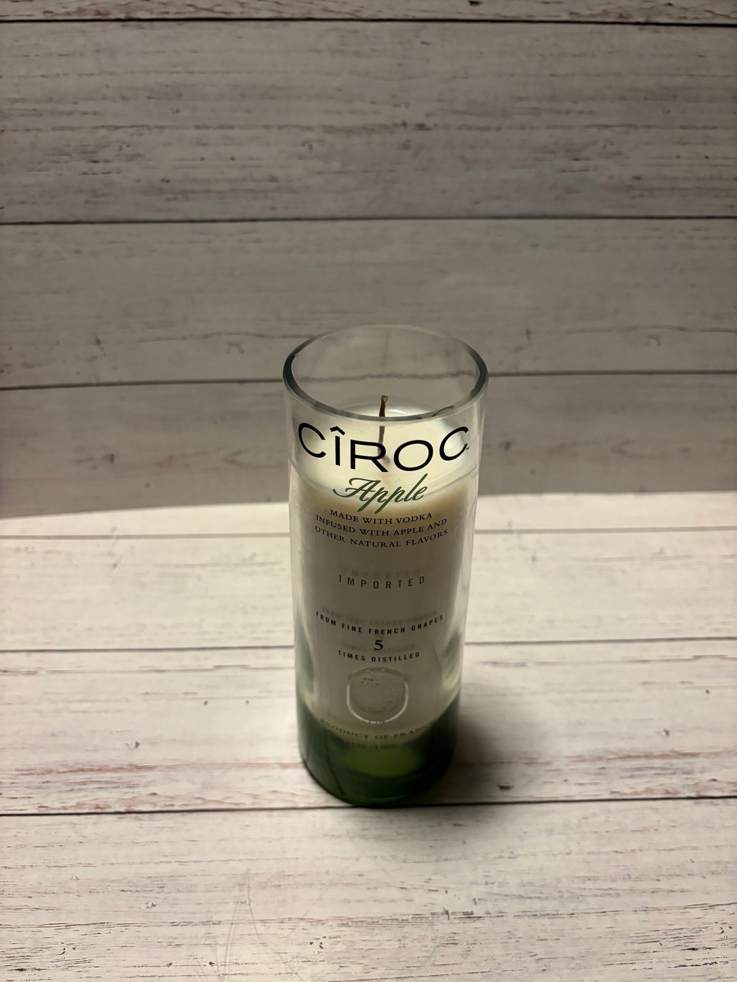 Pink Apple Scented Ciroc Apple Bottle Candle
