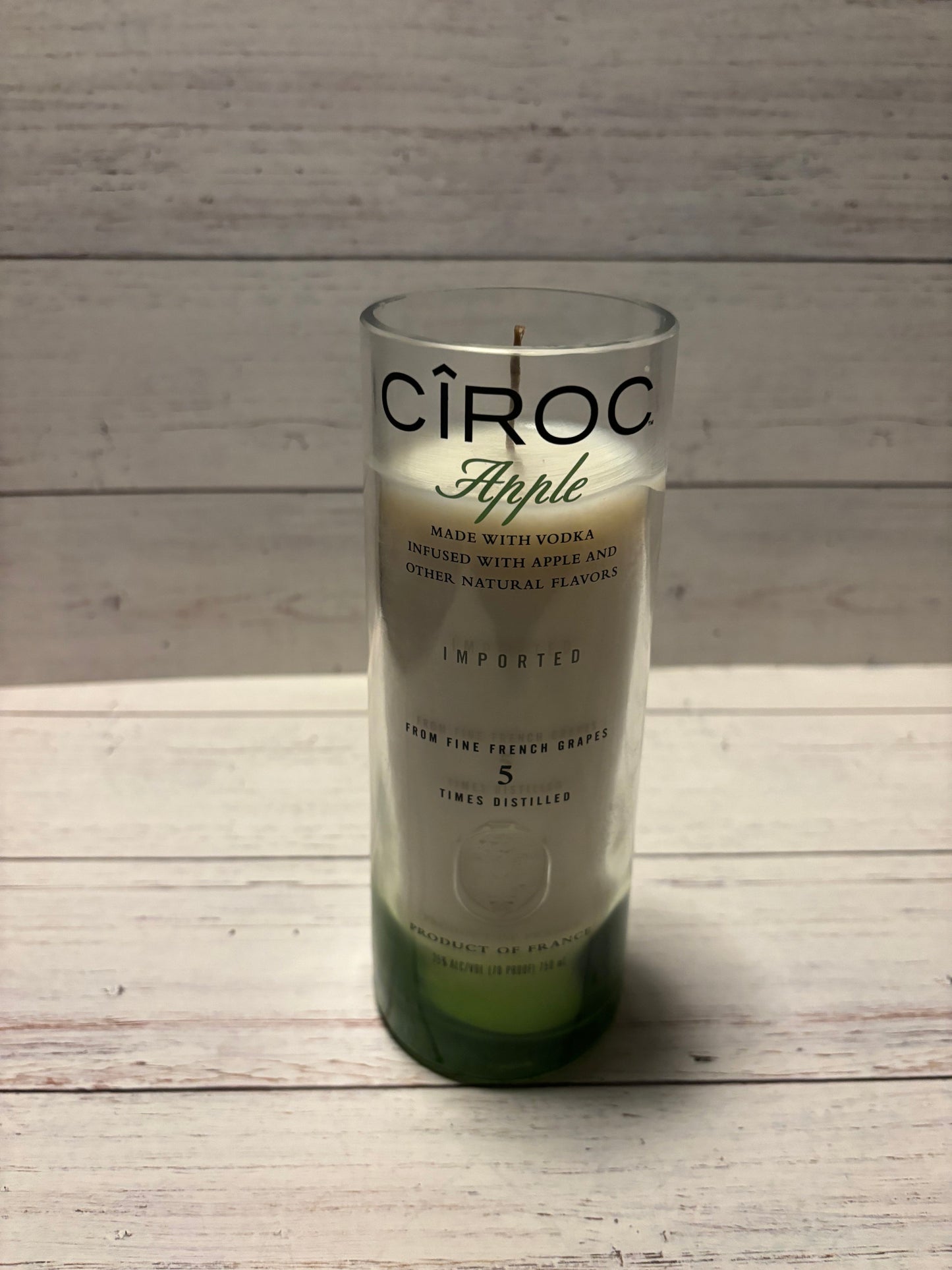 Pink Apple Scented Ciroc Apple Bottle Candle