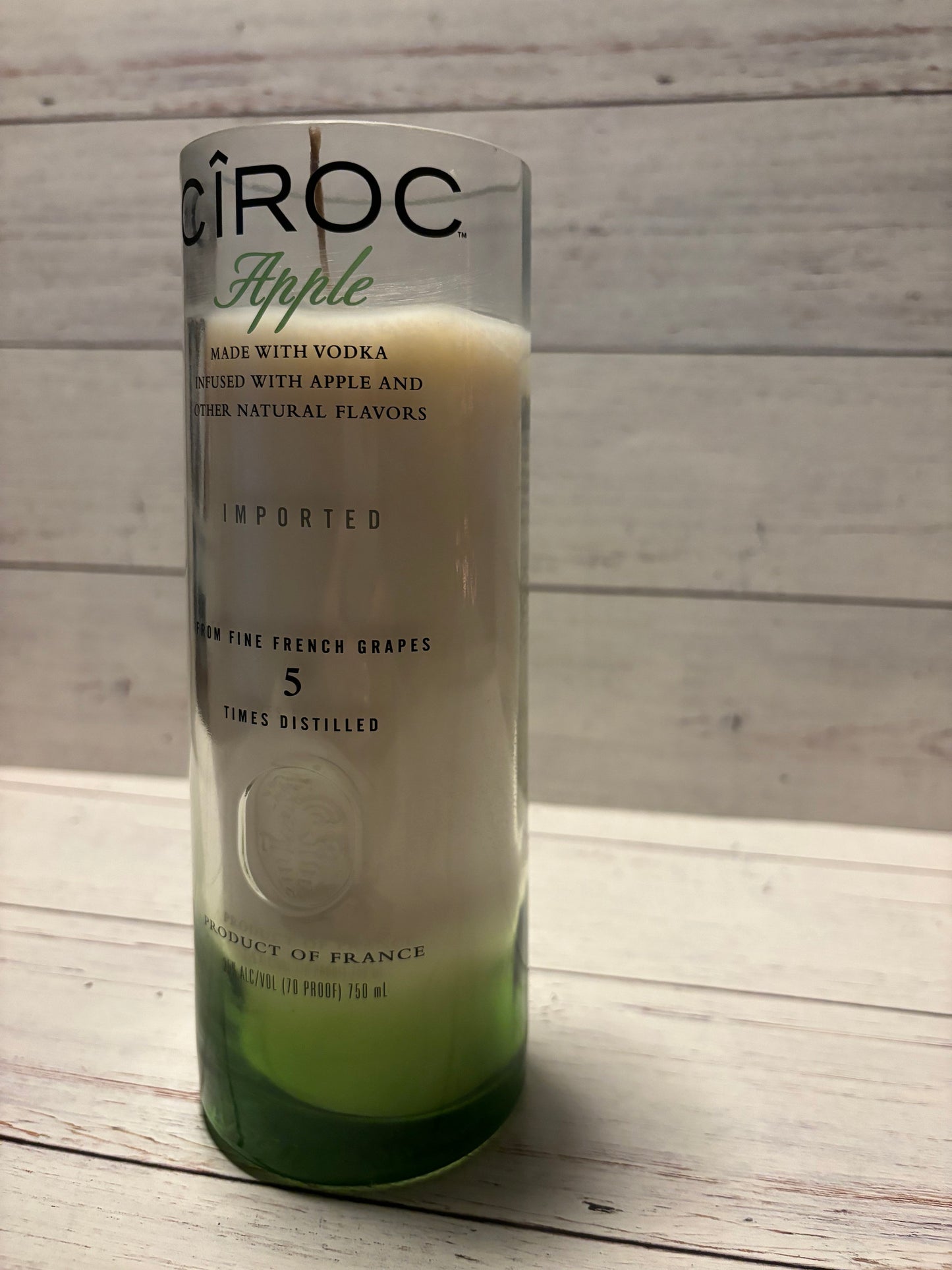 Pink Apple Scented Ciroc Apple Bottle Candle